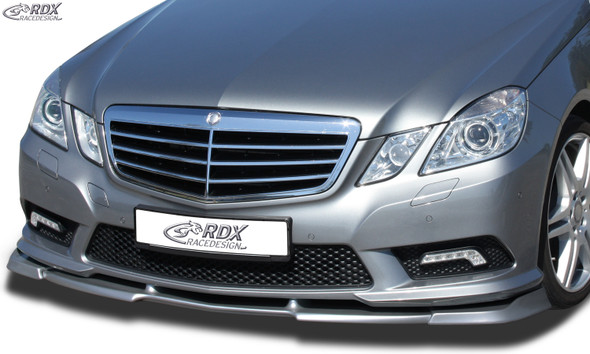 RDX Front Spoiler VARIO-X for MERCEDES E-class W212 AMG-Styling 2009-2013 (Fit for Cars with AMG-Styling Frontbumper) Front Lip Splitter
