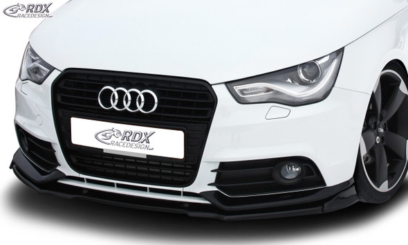 RDX Front Spoiler VARIO-X for AUDI A1 8X & A1 8XA Sportback (-01/2015, Competition Frontbumper) Front Lip Splitter