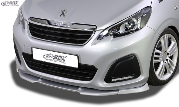 RDX Front Spoiler VARIO-X for PEUGEOT 108 Front Lip Splitter
