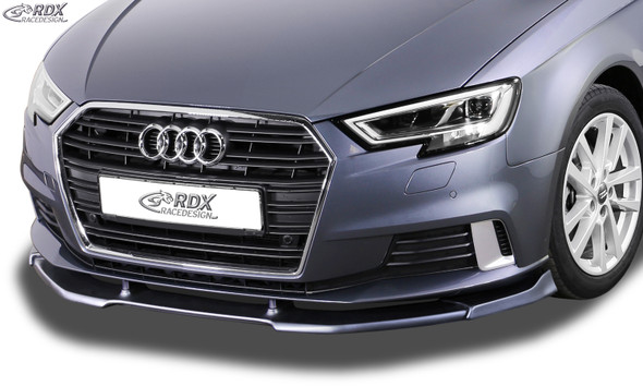 RDX Front Spoiler VARIO-X for AUDI A3 8V, 8VA Sportback, 8VS Sedan (Facelift 2016+) Front Lip Splitter