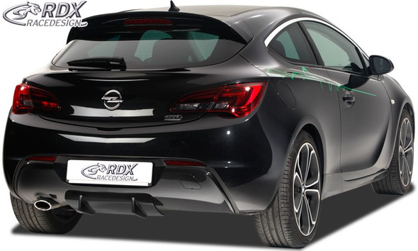 RDX Rear Diffusor U-Diff for OPEL Astra J GTC (also for OPC-Line)