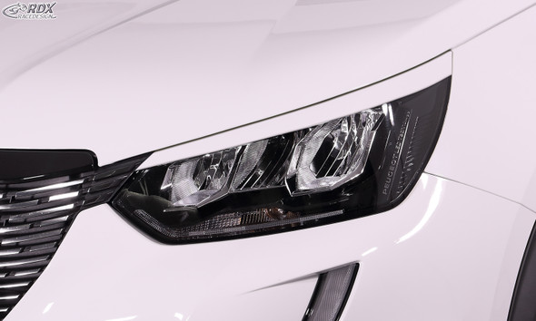 RDX Headlight Covers for PEUGEOT 208 & 2008 (U / 2019-2023)