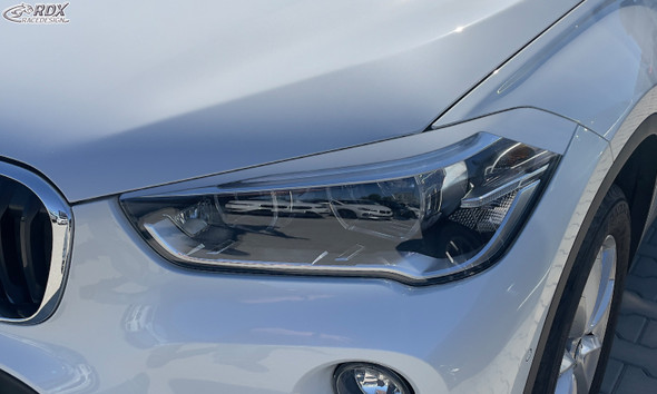 RDX Headlight Covers for BMW X1 (F48) (UKL-L, F1X / 2015-2019)