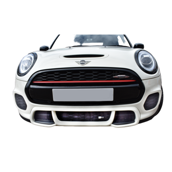 Zunsport Mini Cooper F56 / F57 JCW (LCI 1) - Front Grille Set - Silver Finish (2015 - 2021)