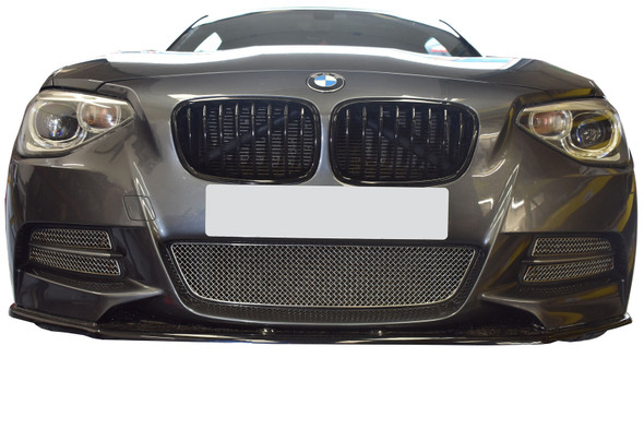 Zunsport BMW M135i - Front Grille Set - Silver Finish (2012-2015)