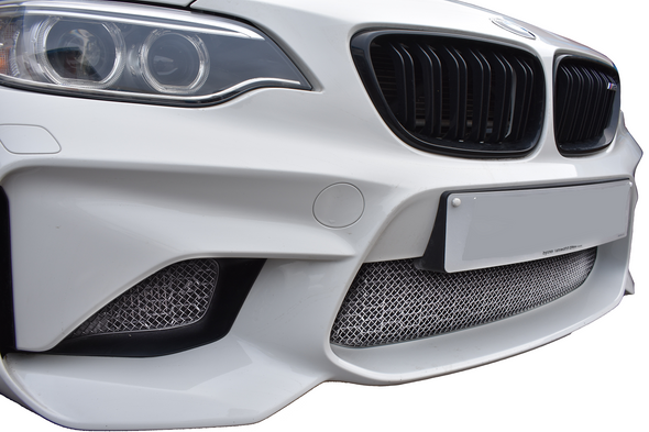 Zunsport BMW M2 Gen 1 (F87) - Front Grille Set - Silver Finish (2016 - 2018)