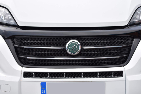 Zunsport Fiat Ducato 3rd Gen Facelift - Front Grille Set - Silver Finish (2014 - )