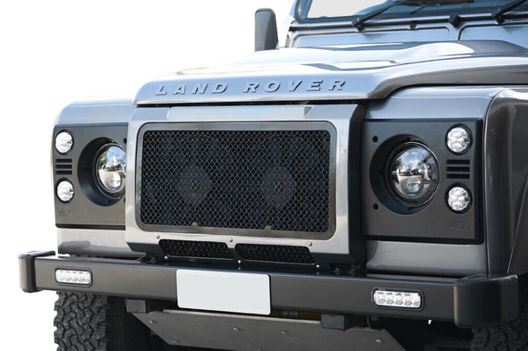 Zunsport LandRover Defender Full Grille Set - Black finish (2007 onwards)