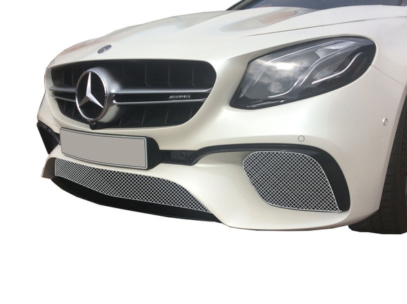 Zunsport Mercedes AMG E63s (W213) - Front Grille Set - Silver Finish (2017 - 2020)