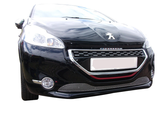 Zunsport Peugeot 208 - Front Grille - Silver finish (2012 - 2018)