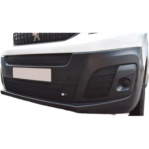 Zunsport Peugeot Expert / Citroen Dispatch / Vauxhall Vivaro - Front Grille Set - Black Finish (2016 to )
