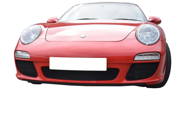 Zunsport Porsche Carrera 997.2 (C4 + C4S) - Front Grille Set - Black finish (2009 to 2012)