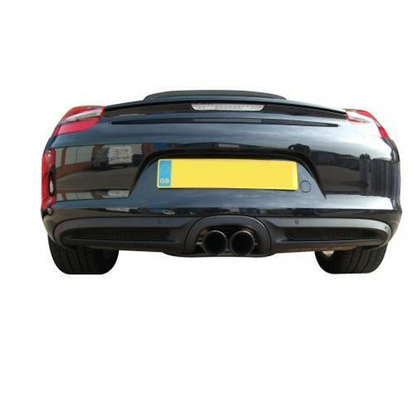 Zunsport Porsche Cayman/Boxster 981 (All) - Rear Grille Set - Black finish (2012 to 2016)