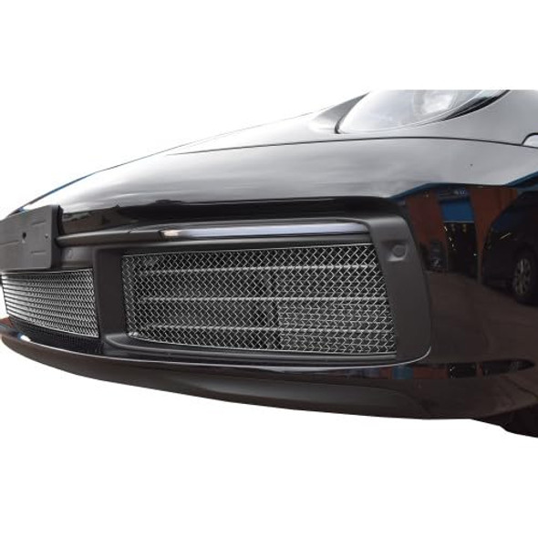 Zunsport Porsche Carrera 992 (C2,C2S,C4,C4S) - Outer Grille Set - Silver Finish (2019 -)