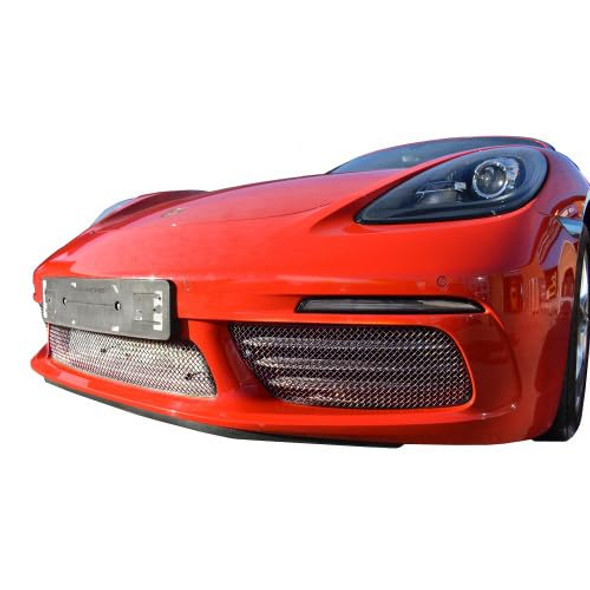 Zunsport Porsche 718 Boxster And Cayman - Full Grille Set - Silver Finish (2016 to )