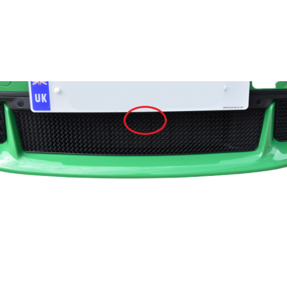 Zunsport Porsche 992 Turbo S - Lower Grille with Front Driving Camera - Black finish (2020 -)