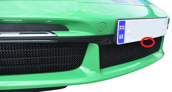 Zunsport Porsche 992 Turbo S - Front Grille Set with Front Driving Camera (2020 -)