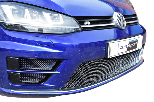 Zunsport VW Golf R MK7 - Front Grille Set - Silver Finish (2012 - 2015)