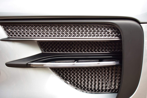 Zunsport Porsche Macan GTS Facelift - Outer Grille Set - Silver Finish (2019 to )