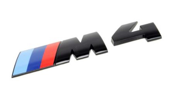 Gloss Black BMW M4 Badge