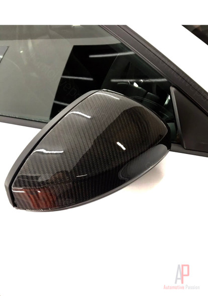 AP Design Gloss Carbon Fibre Mirrors - TT 8S MK3