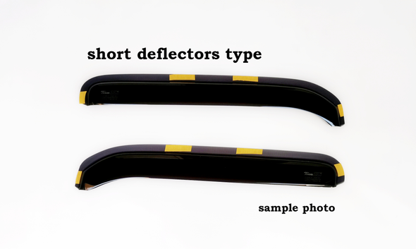 Team Heko Wind Deflectors - RENAULT MASTER III Phase 2 / Phase 3 2010 - 2024 (Short) (Front Only)