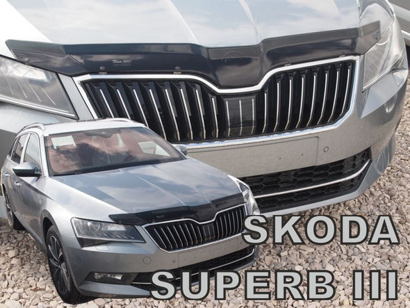 Team Heko Wind Deflector - SKODA SUPERB III (5 Door) 2015 - 2019 (For front Windscreen) (Mounted With Clips)