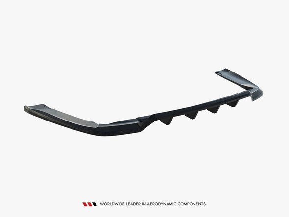Maxton Design Central Rear Splitter (Vertical Bars) V.1 BMW M340i G20 / G21 Facelift