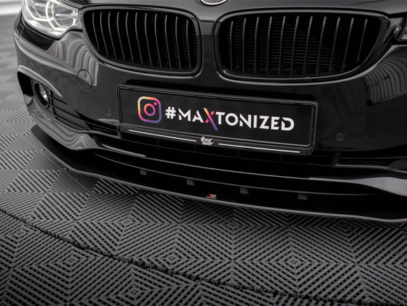 Maxton Design Central Rear Splitter (Vertical Bars) BMW 4 Gran Coupe F36