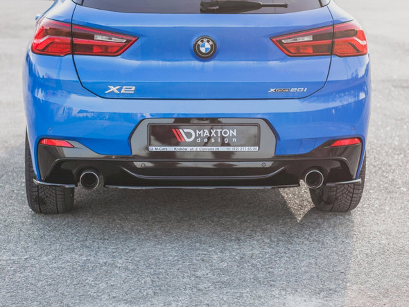 Maxton Design Central Rear Splitter BMW X2 F39 M Sport