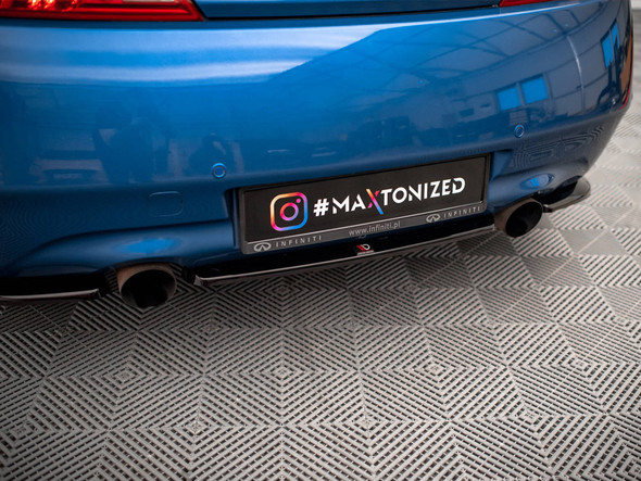 Maxton Design Central Rear Splitter BMW X4 M-Pack G02 Facelift