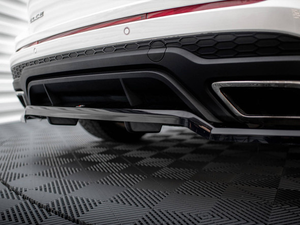 Maxton Design Central Rear Splitter (Vertical Bars) V.2 BMW X4 M40i G02