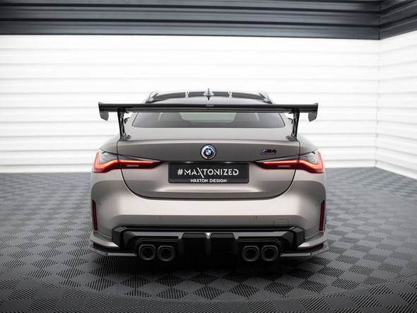 Maxton Design Carbon Spoiler With External Brackets Uprights + LED BMW M4 G82 / G82 Facelift / M440i / 4 M-Pack G22 / G22 Facelift