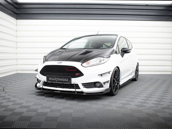 Maxton Design Front Racing Splitter V.2 Fiesta St Mk7 Facelift