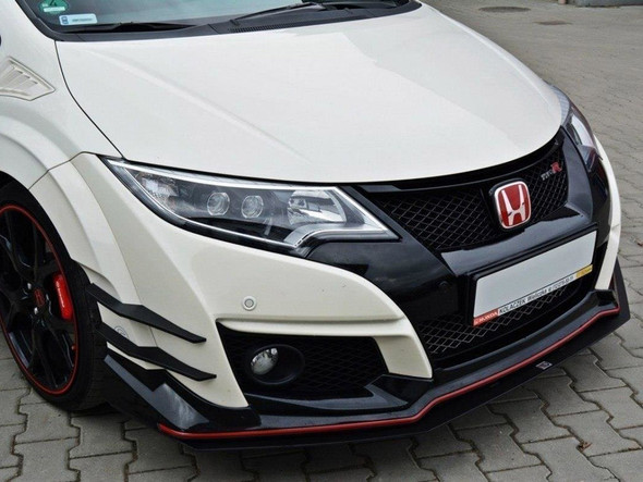 Maxton Design Front Racing Splitter V.2 Honda Civic Ix Type R