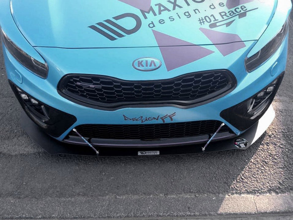 Maxton Design Front Racing Splitter KIA Cee'd GT MK2 (2013-2018)