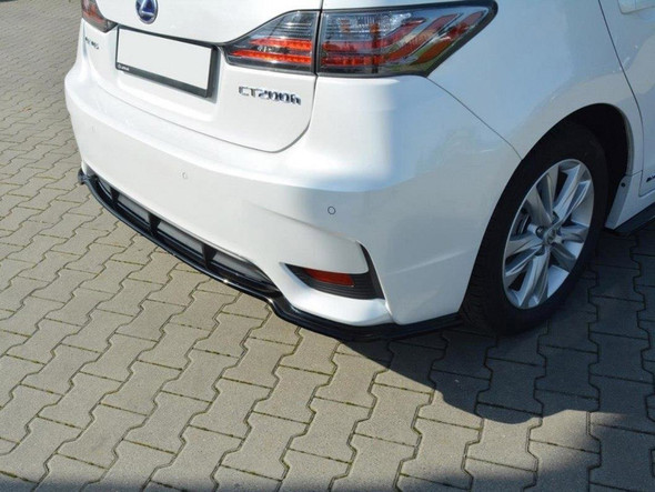 Maxton Design Central Rear Splitter Lexus CT Mk1 Facelift