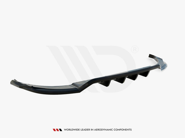 Maxton Design Central Rear Splitter (Vertical Bars) Lexus NX F-Sport Mk2