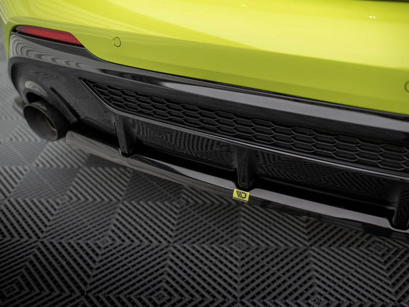 Maxton Design Central Rear Splitter (Vertical Bars) Lexus NX F-Sport Mk2