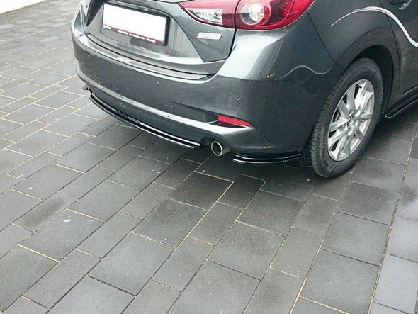 Maxton Design Central Rear Splitter Mazda 3 Mk3 Facelift