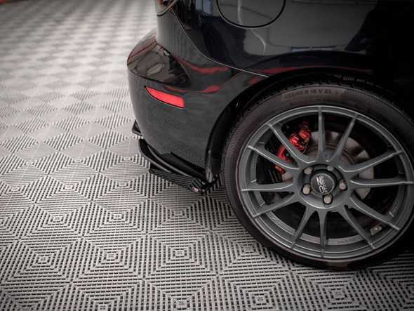 Maxton Design Street PRO Rear Side Splitters Mazda 3 MPS Mk1 US-Spec Version