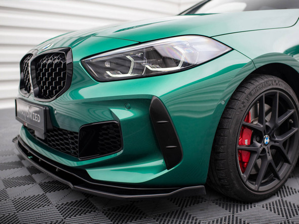 Maxton Design Rear Splitter (Vertical Bars) Mercedes-Benz CLA C117 Facelift