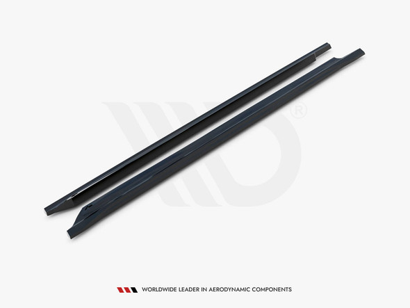 Maxton Design Rear Splitter (Vertical Bars) Peugeot 408 Mk1
