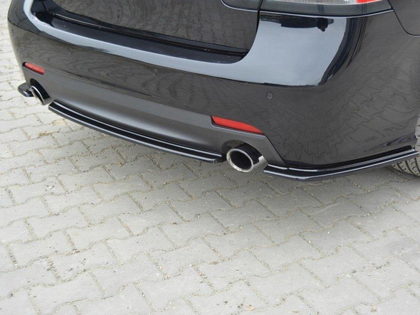 Maxton Design Central Rear Splitter SAAB 9-3 AERO MK2 Facelift (2007-2011)