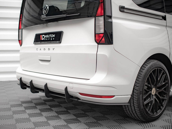 Maxton Design Rear Splitter VW Caddy Mk5 / Ford Transit Connect Mk3