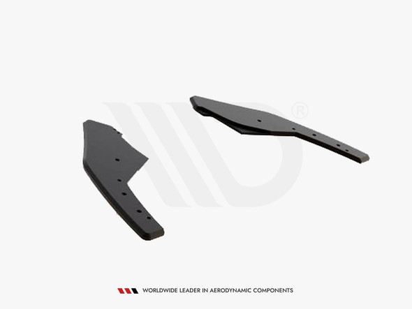 Maxton Design Street Pro Rear Side Splitters + Flaps Volkswagen Golf GTI / GTE / R-Line Mk8