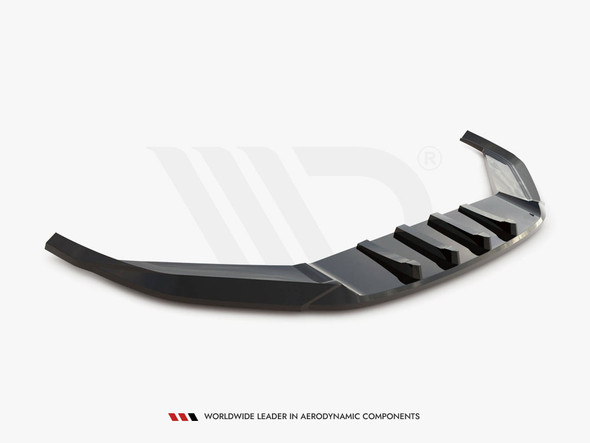 Maxton Design Rear Splitter (Vertical Bars) Volkswagen Passat GT B8 Facelift USA