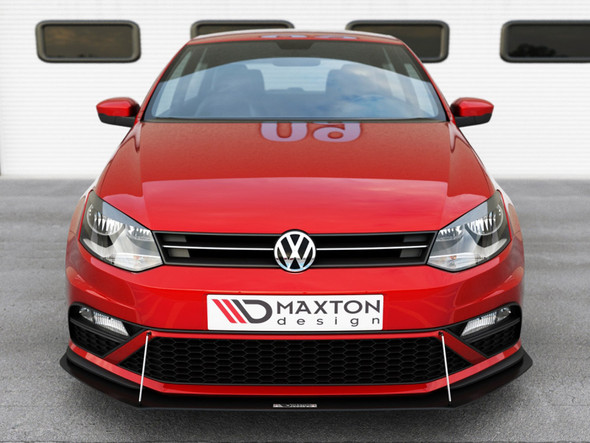 Maxton Design Front Racing Splitter Volkswagen Polo Gti Mk5 Facelift