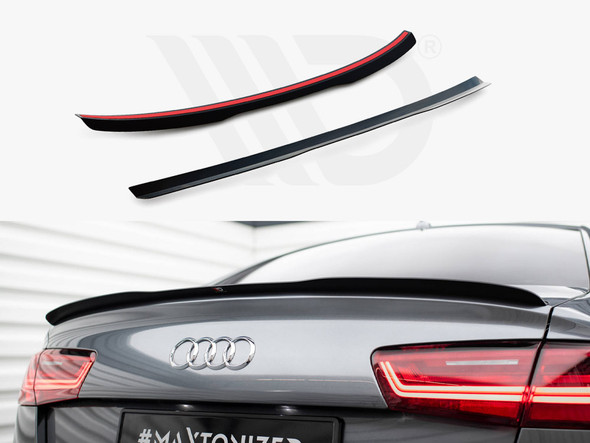 Maxton Design Spoiler Cap Audi A6 / A6 S-Line C7 / C7 Fl Sedan