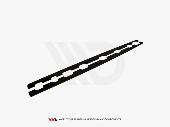 Maxton Design Racing Side Skirts Diffusers Audi S6 / A6 C7 S-Line (2011-2014)